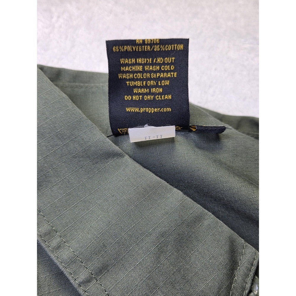 Propper Tactical Duty Shirt Mens Large Regular OD Green Long Sleeve Ripstop... - Picture 7 of 10
